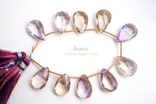 画像をギャラリービューアに読み込む, (M/L/LL)宝石質 アメトリン ファセットペアシェイプ ペアリング済み