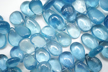 画像をギャラリービューアに読み込む, （#29-29）レジンフィルド　アクアマリン　スムースペアシェイプ　20cm
