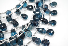 画像をギャラリービューアに読み込む, 宝石質　ロンドン　ブルートパーズ　ファセットドロップ
