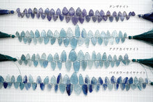 Load image into Gallery viewer, (Half Strand/1 Strand) Gem Quality Small Tanzanite Smooth Drop Beads
