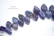 Load image into Gallery viewer, (Half Strand/1 Strand) Gem Quality Small Tanzanite Smooth Drop Beads
