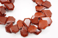 画像をギャラリービューアに読み込む, レッドジャスパー　スライス　ペンタゴン
