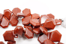 画像をギャラリービューアに読み込む, レッドジャスパー　スライス　ペンタゴン
