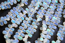 Load image into Gallery viewer, (2 colors, half strand/1 strand) High Quality Ethiopian Precious Opal Side Hole Teardrop
