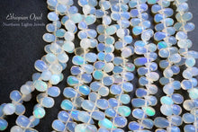 Load image into Gallery viewer, (2 colors, half strand/1 strand) High Quality Ethiopian Precious Opal Side Hole Teardrop
