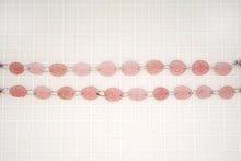 画像をギャラリービューアに読み込む, グァバクォーツ　フラワーカービング　アンイーブンシェイプ　ダブルホール
