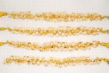 画像をギャラリービューアに読み込む, 宝石質　シトリン　ファセット　ドロップ
