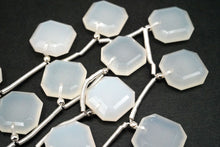 画像をギャラリービューアに読み込む, （2/10pc）　ホワイトオニキス　スクエア　オクタゴン
