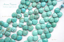 Load image into Gallery viewer, (Half Strand/1 Strand) High Quality Arizona Turquoise Trilliant Cut 10 x 6 x 4mm
