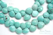 Load image into Gallery viewer, (Half Strand/1 Strand) High Quality Arizona Turquoise Trilliant Cut 10 x 6 x 4mm
