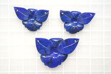 Load image into Gallery viewer, (180 grains or more per row) Small lapis lazuli button cut 2.5 x 1.5 mm
