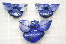 Load image into Gallery viewer, (180 grains or more per row) Small lapis lazuli button cut 2.5 x 1.5 mm
