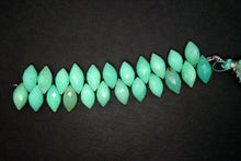 Load image into Gallery viewer, (Half Strand/1 Strand) Fine Large Chrysoprase Chestnut Micro Cut
