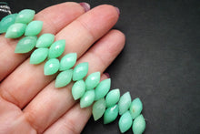 Load image into Gallery viewer, (Half Strand/1 Strand) Fine Large Chrysoprase Chestnut Micro Cut
