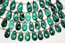 画像をギャラリービューアに読み込む, マラカイト　スムース　ペアシェイプ
