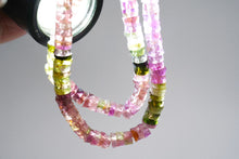 画像をギャラリービューアに読み込む, マルチカラー　トルマリン　ファセット　タイヤ
