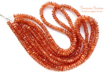 Load image into Gallery viewer, (Half Strand/1 Strand) High Quality Tanzanian Sunstone Large Button Cut 
