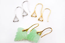 Load image into Gallery viewer, （ロジウム/K18メッキ）　銀製　ベイルピアス　SV925　パーツ
