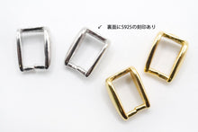 画像をギャラリービューアに読み込む, （ロジウム/K18メッキ）　銀製　シンプル　バチカン　ペンダントパーツ　SV925
