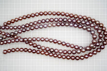 Load image into Gallery viewer, (Random 1 grain sold) High quality freshwater pearl Edison pearl baroque natural color purple pink creo hole
