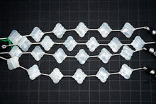 Load image into Gallery viewer, (Half row 10 grains / 1 row 20 grains) Large chocolate moonstone pear shape micro cut
