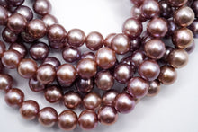 Load image into Gallery viewer, (Random 1 grain sold) High quality freshwater pearl Edison pearl baroque natural color purple pink creo hole
