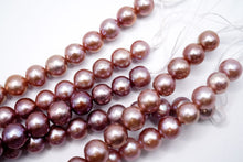 Load image into Gallery viewer, (Random 1 grain sold) High quality freshwater pearl Edison pearl baroque natural color purple pink creo hole
