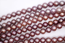 Load image into Gallery viewer, (Random 1 grain sold) High quality freshwater pearl Edison pearl baroque natural color purple pink creo hole
