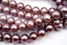 Load image into Gallery viewer, (Random 1 grain sold) High quality freshwater pearl Edison pearl baroque natural color purple pink creo hole

