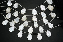 Load image into Gallery viewer, (Half row 10 grains / 1 row 20 grains) Large chocolate moonstone pear shape micro cut
