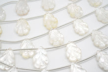 Load image into Gallery viewer, (Half row 10 grains / 1 row 20 grains) Large chocolate moonstone pear shape micro cut
