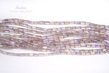 Load image into Gallery viewer, (17-19 grains per row) Fine Ametrine Faceted Cylinder/Tube Cut Beads
