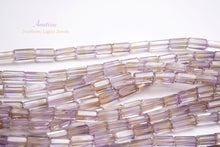 Load image into Gallery viewer, (17-19 grains per row) Fine Ametrine Faceted Cylinder/Tube Cut Beads
