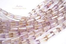 Load image into Gallery viewer, (17-19 grains per row) Fine Ametrine Faceted Cylinder/Tube Cut Beads
