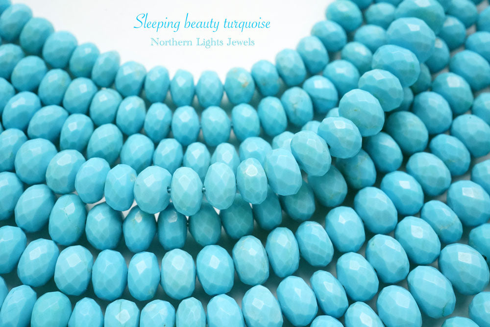 (1 row) Sleeping Beauty Turquoise Small Tumble 4-5.5mm ＠30