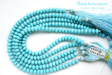 Load image into Gallery viewer, (1 row) Sleeping Beauty Turquoise Small Tumble 4-5.5mm ＠30
