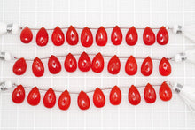 画像をギャラリービューアに読み込む, マイクロカット　カーネリアン　ファセット　ペアシェイプ
