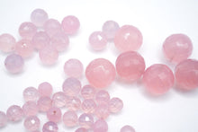 画像をギャラリービューアに読み込む, （5/7/10mm）　マイクロカット　ラベンダーカルセドニー　片穴　丸玉
