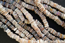 Load image into Gallery viewer, (210 grains per row) Australian Opal Heishi Beads/Square Rondelle
