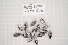 Load image into Gallery viewer, 銀製　シルバー　ビーズ　SV925　パーツ　ひし形　ロゼンジ
