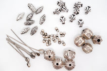 Load image into Gallery viewer, （2pc）銀製　シルバー　ビーズ　SV925　パーツ　シャラシャラパーツ
