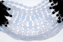 Load image into Gallery viewer, (Half row 11 grains / 1 row 28 cm 23 grains) White Moonstone Oval Faceted Micro Cut
