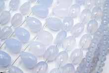 Load image into Gallery viewer, (Half row 11 grains / 1 row 28 cm 23 grains) White Moonstone Oval Faceted Micro Cut
