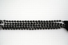 Load image into Gallery viewer, （半連/1連）宝石質　ブラックオニキス　ファセットオーバル　マイクロカット
