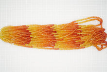 画像をギャラリービューアに読み込む, オレンジ〜イエローサファイア ボタンカット
