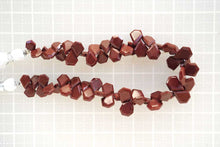 画像をギャラリービューアに読み込む, レッドジャスパー　スライス　ペンタゴン
