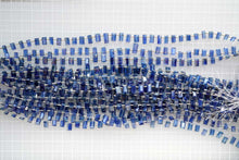 Load image into Gallery viewer, ブルー　カイヤナイト　27cm　レクタングル　チクレット　クレオ穴
