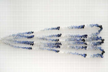 Load image into Gallery viewer, （半連/1連）宝石質　非加熱　セイロン産　アイシー　ブルー　サファイア　青系　38cm
