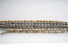 Load image into Gallery viewer, （半連/1連）上質 　フォシルコーラル　珊瑚　化石　ファセット　オーバル　マイクロカット
