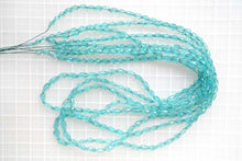 Load image into Gallery viewer, (Half Strand/1 Strand) Fine Sky Blue Apatite Beads Smooth Rondelle
